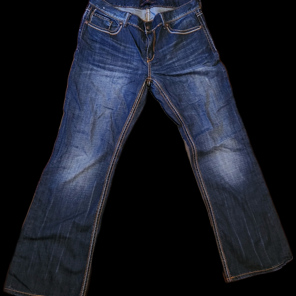 Seven7 Men’s Medium Wash Jeans – Classic Fit – Size 38